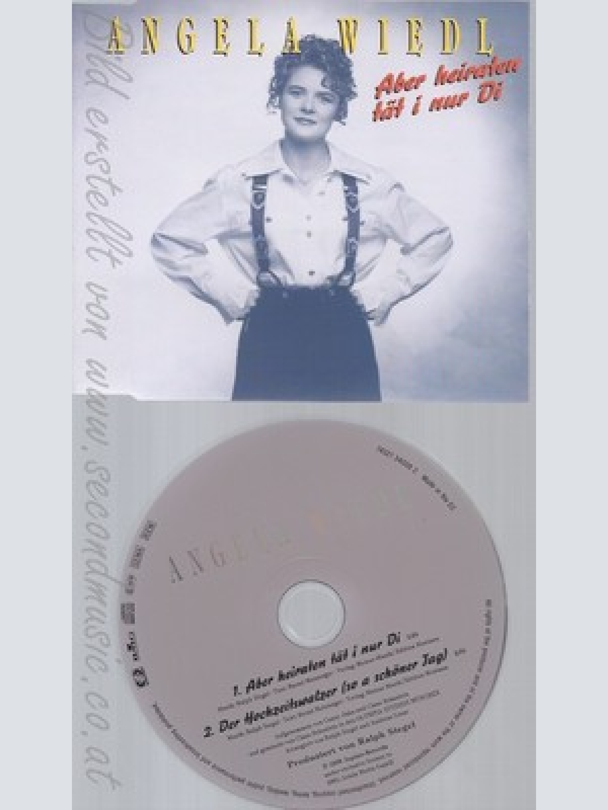 CD--ANGELA WIEDL -- - SINGLE -- ABER HEIRATEN