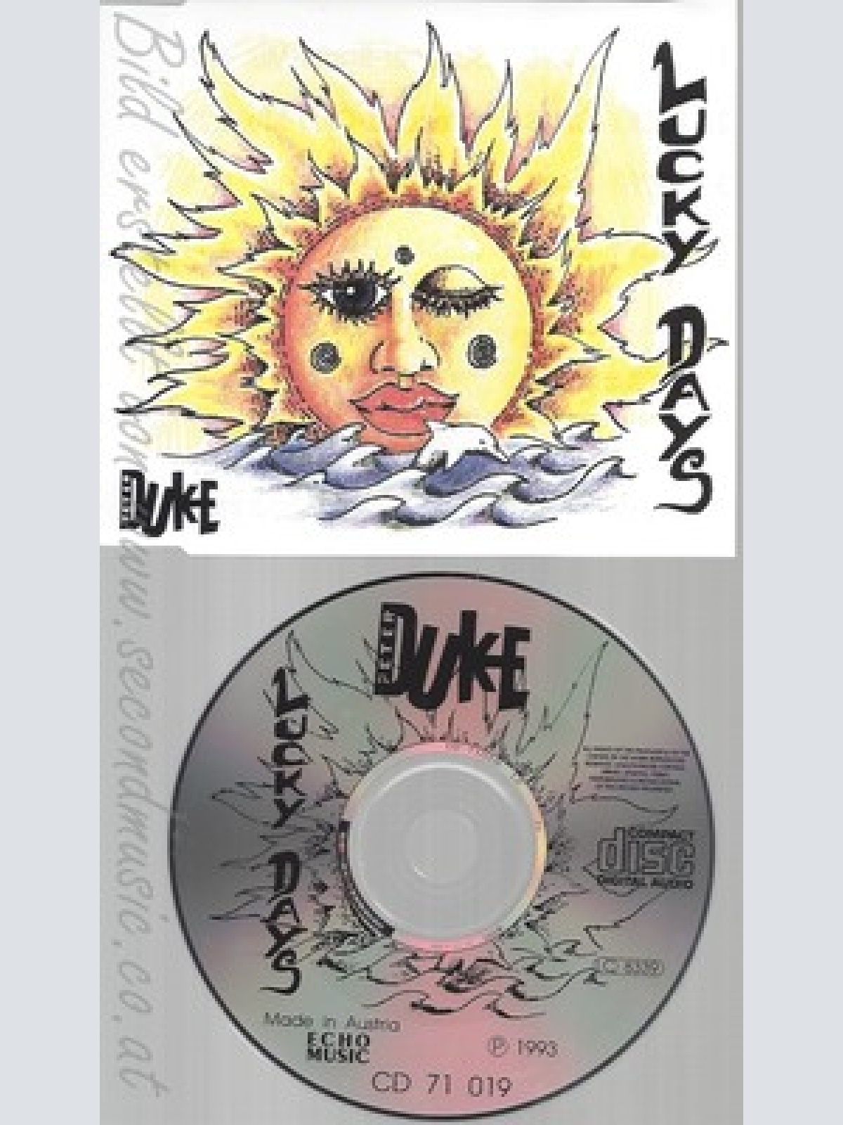 CD--PETER DUKE - SINGLE -- LUCKY DAYS