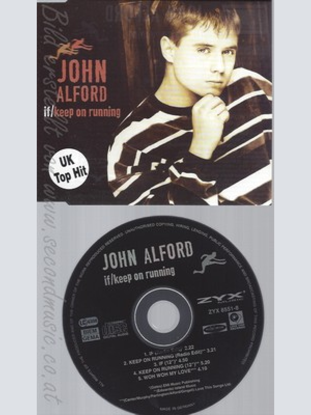 CD--KEEP ON RUNNING / JOHN ALFORD - - - SINGLE -- IF