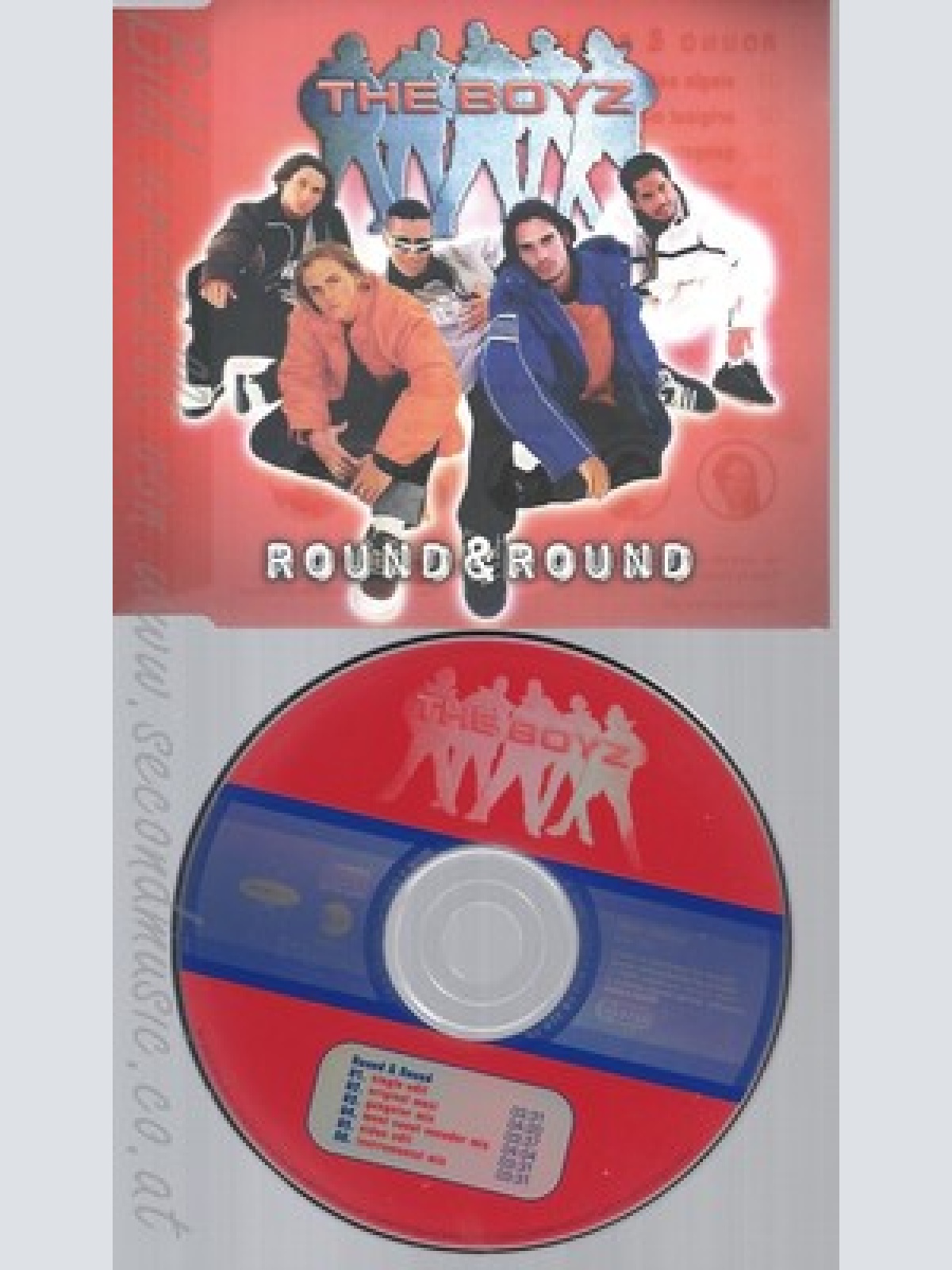 CD--THE BOYZ - - - SINGLE -- ROUND AND ROUND