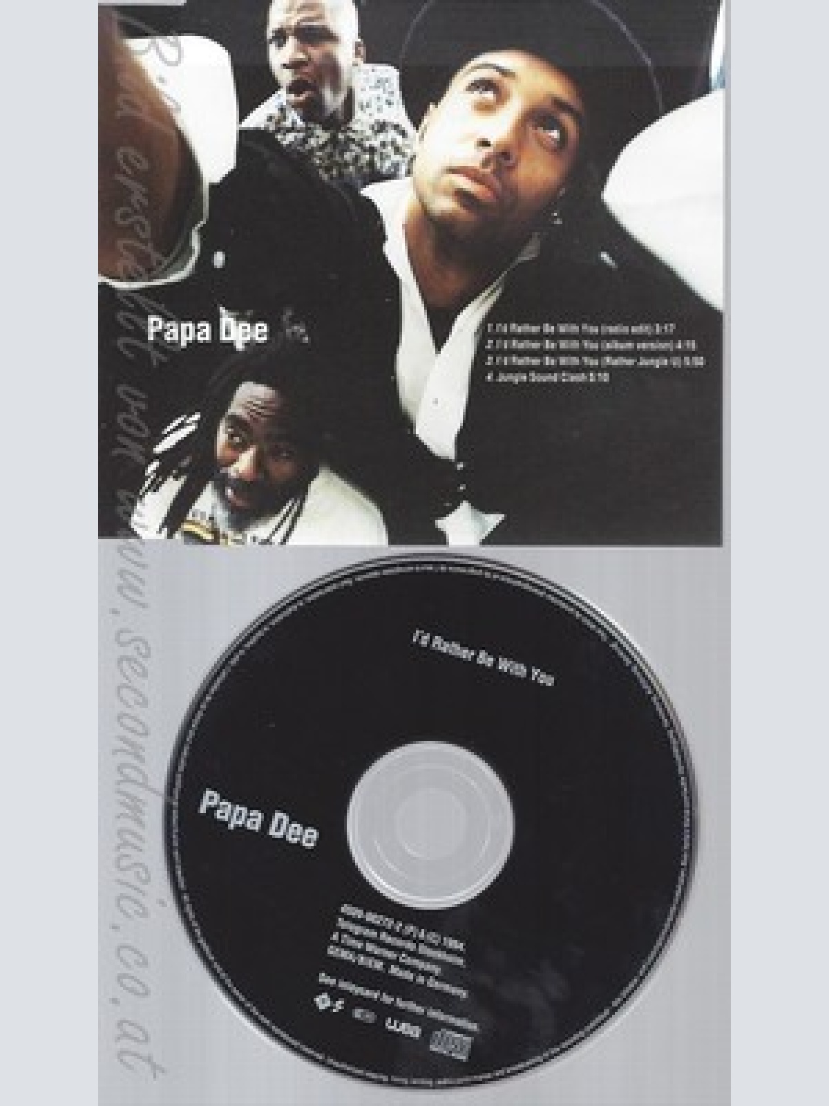 CD--PAPA DEE - SINGLE -- I'D RATHER BE WITH YOU