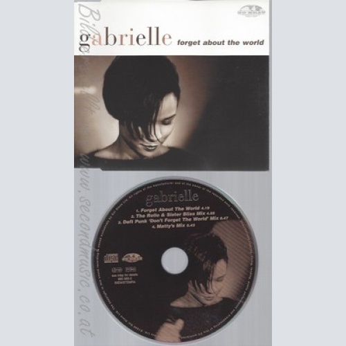 CD--GABRIELLE - SINGLE -- FORGET ABOUT THE WORLD