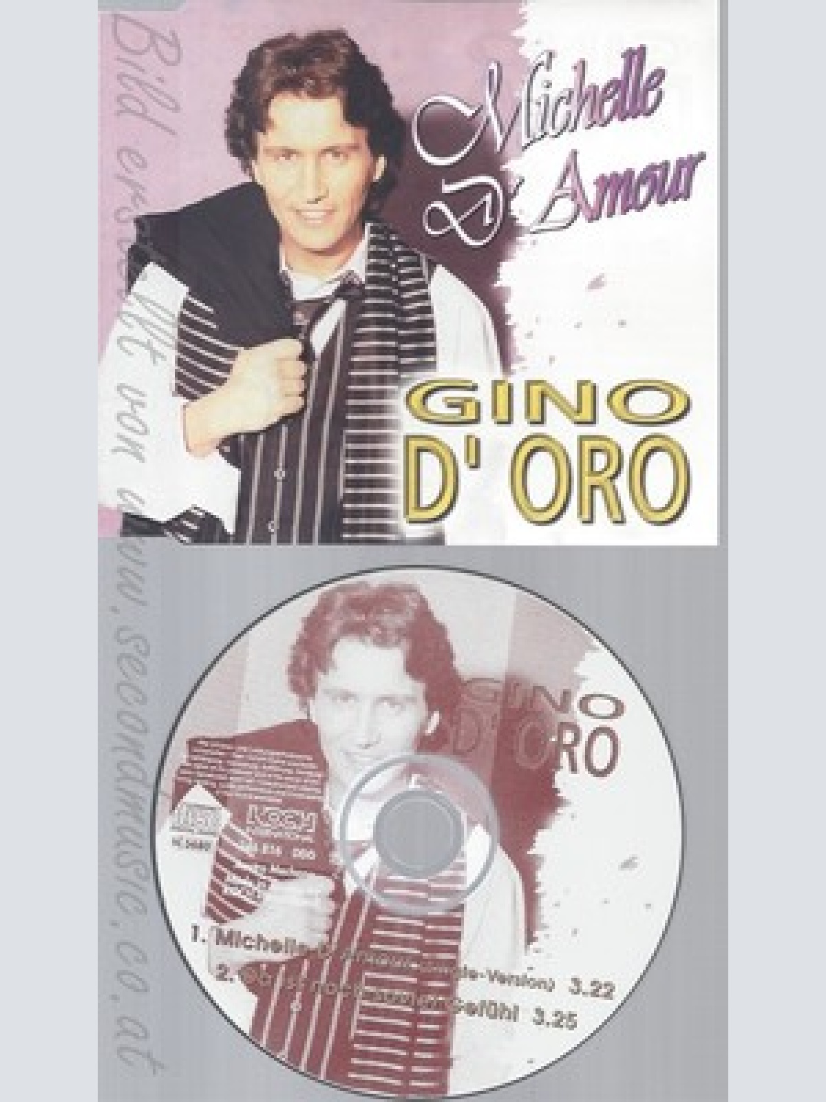 CD--GINO D'ORO -- - SINGLE -- MICHELLE D'AMOUR