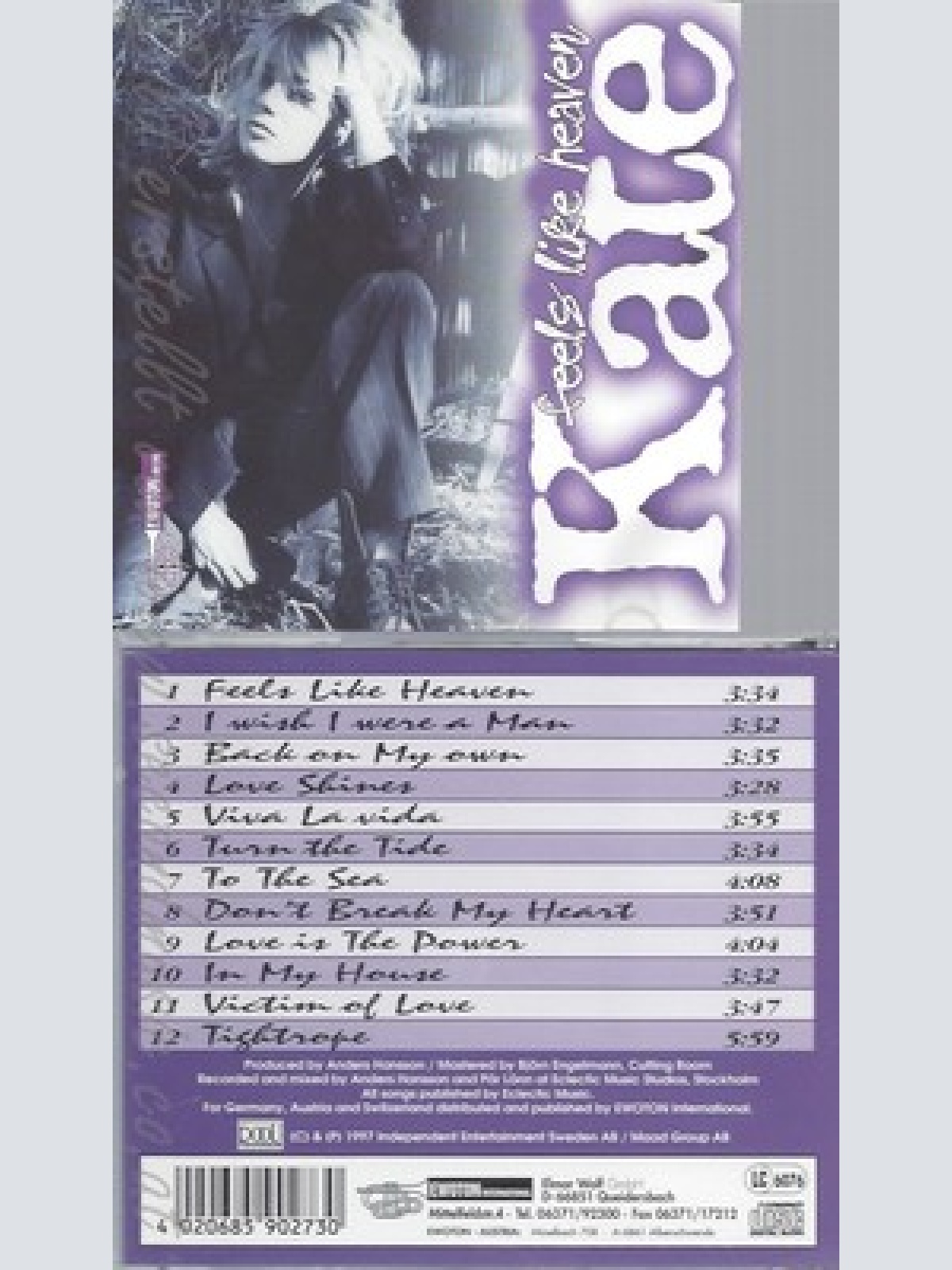 CD--KATE-- FEELS LIKE HEAVEN