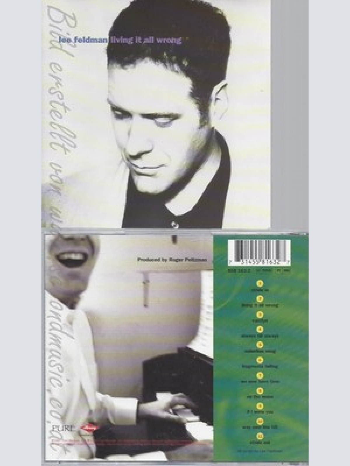 CD--LEE FELDMAN - -- LIVING IT ALL WRONG