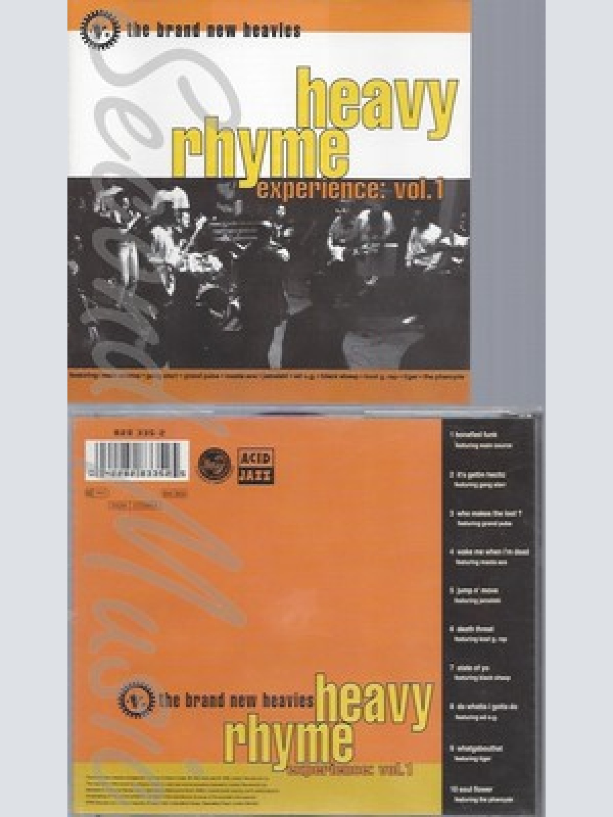 CD-- BRAND NEW HEAVIES -1992- -- THE HEAVY RHYME EXPERIENCE