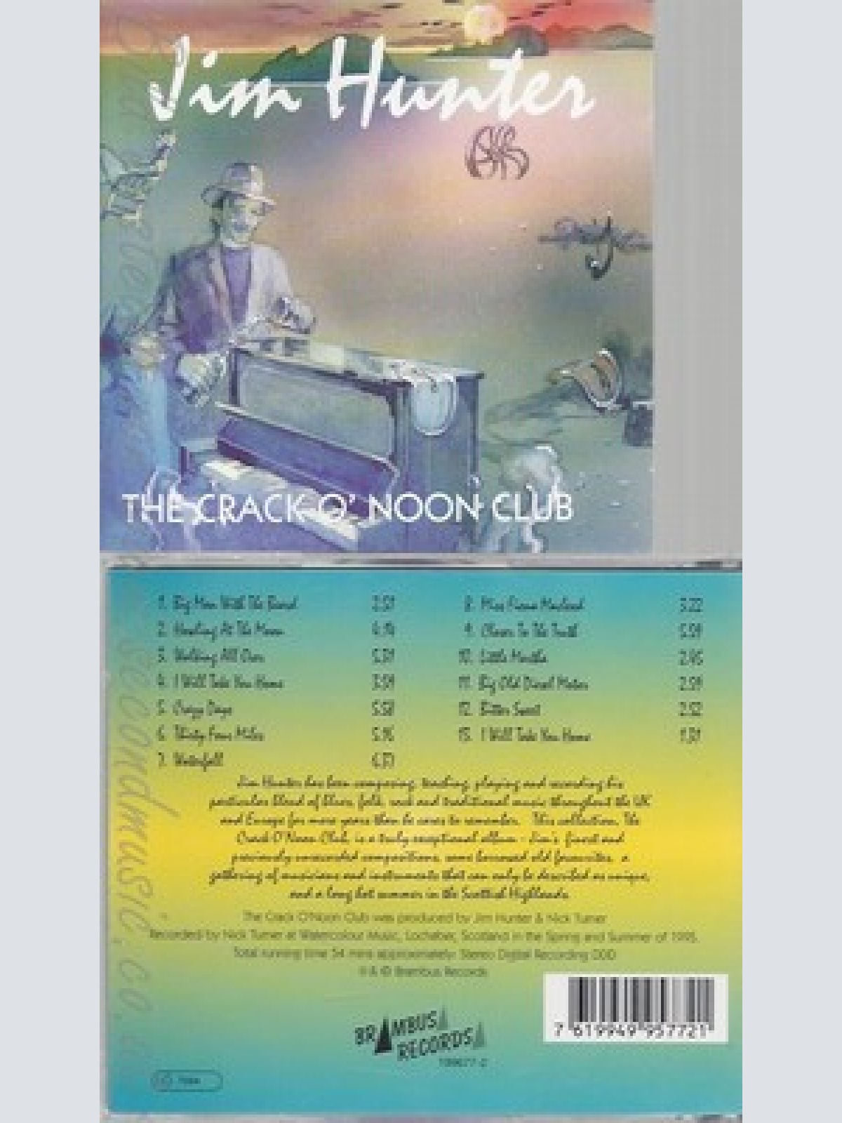 CD--JIM HUNTER -- -- THE CRACK O'NOON CLUB