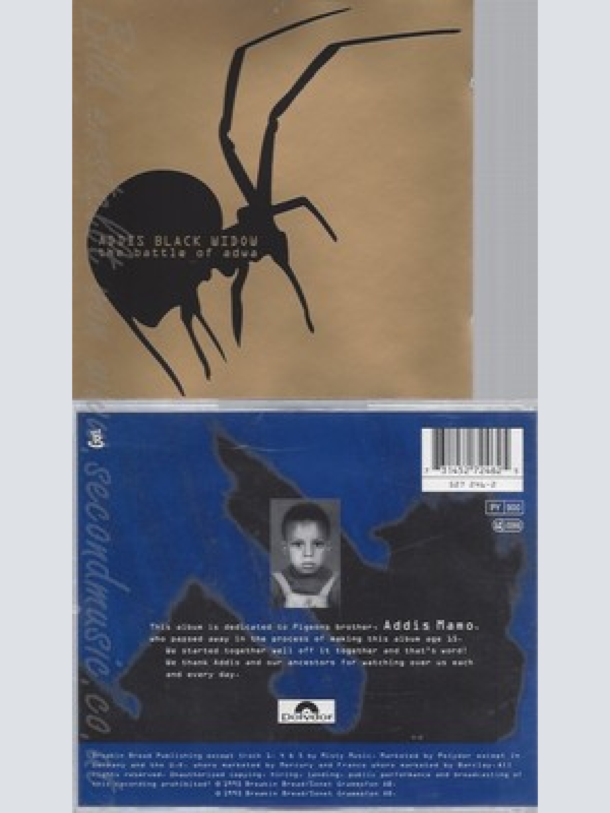 CD--ADDIS BLACK WIDOW - -- THE BATTLE OF ADWA