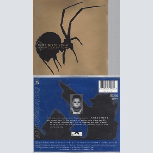 CD--ADDIS BLACK WIDOW - -- THE BATTLE OF ADWA