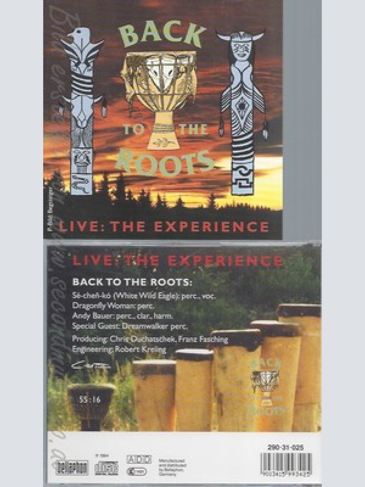 CD--BACK TO THE ROOTS--LIVE THE EXPERIENCE