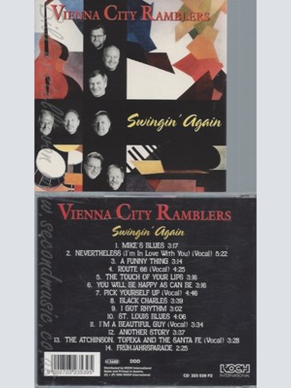 CD--VIENNA CITY RAMBLERS UND VARIOUS - -- SWINGIN' AGAIN