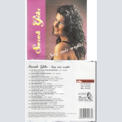 CD--SARAH GIHR--SAG MIR WOFUER