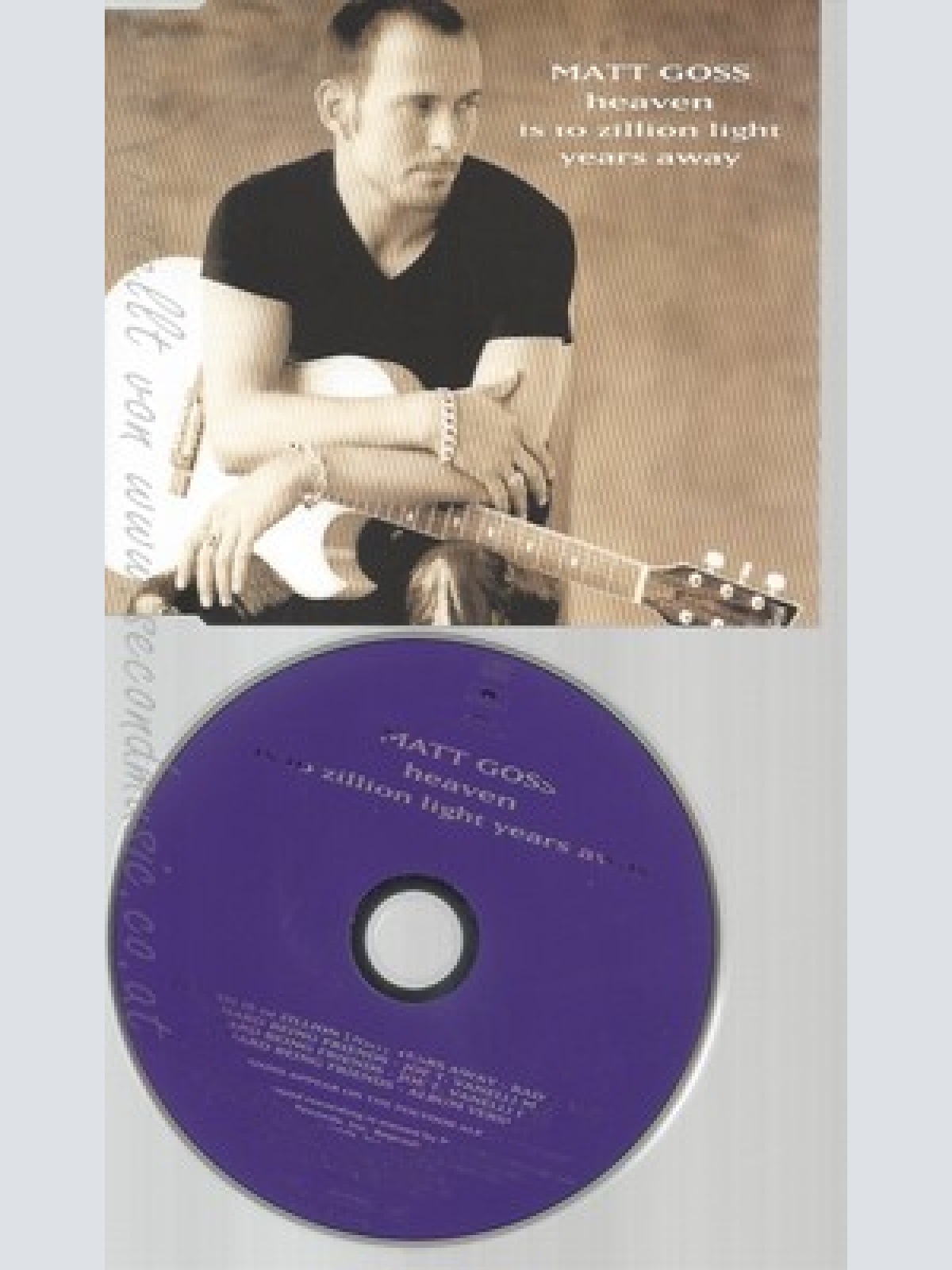 CD--MATT GOSS -- --- HEAVEN IS 10 ZILLION LIGHT