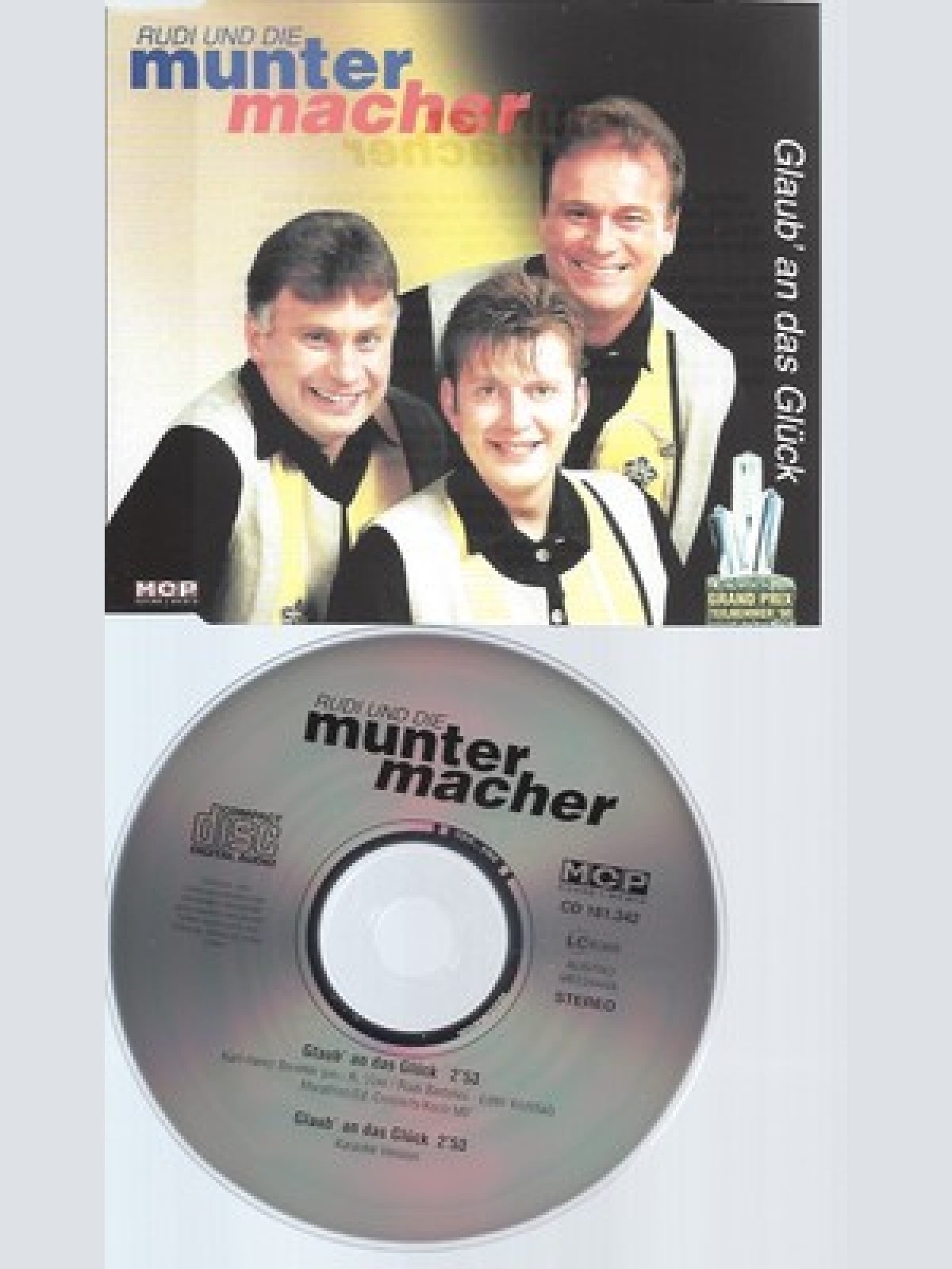 CD--RUDI UND DIE MUNTERMACHER --GLAUB AN DAS GLUECK