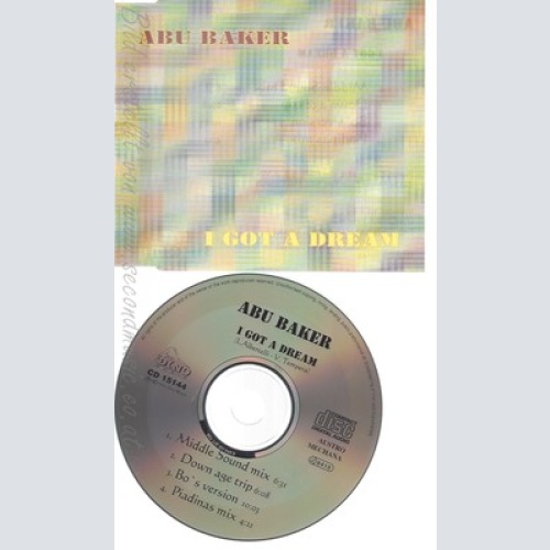CD--ABU BAKER --- I GOT A DREAM