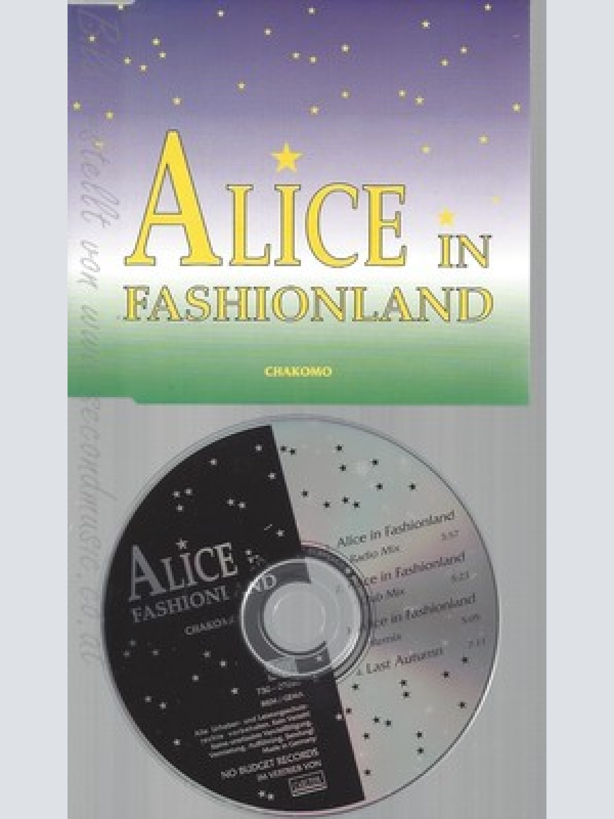 CD--CHAKOMO -- --- ALICE IN FASHIONLAND