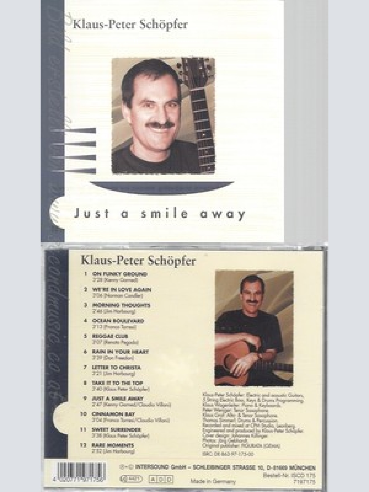 CD--KLAUS PETER SCHOEPFER--JUST A SMILE AWAY---1997-