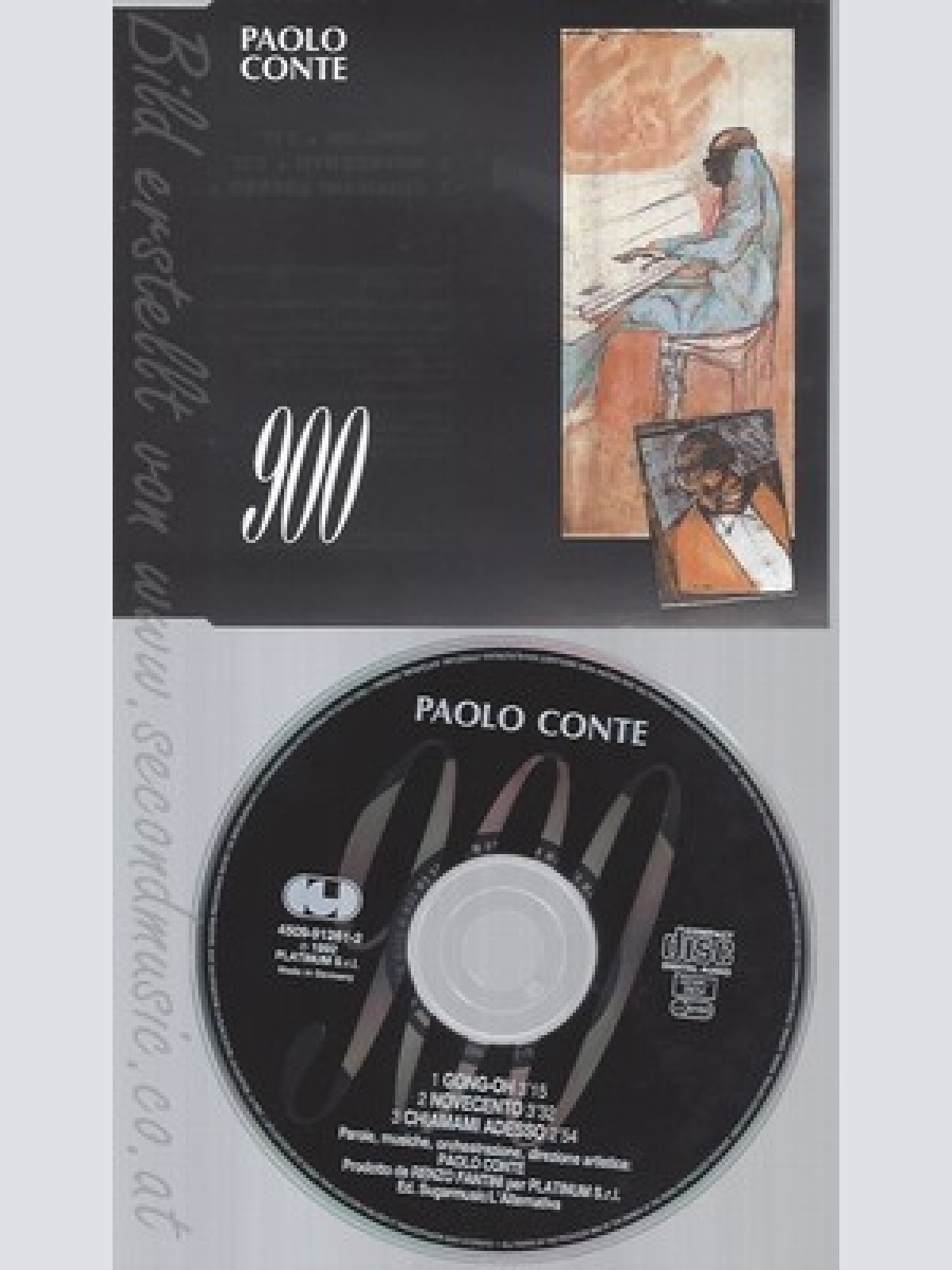 CD--PAOLO CONTE -- 900 [SINGLE-CD]
