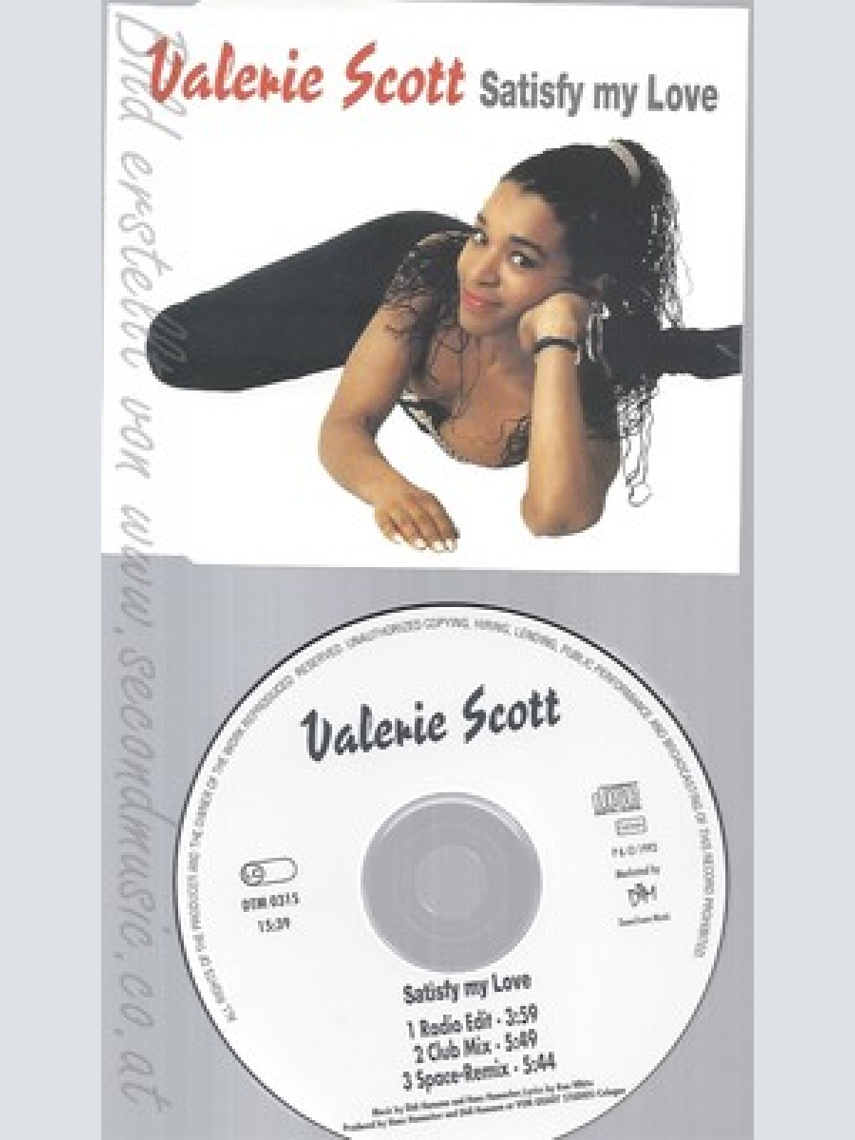 CD--VALERIE SCOTT -  - - SINGLE -- SATISFY MY LOVE