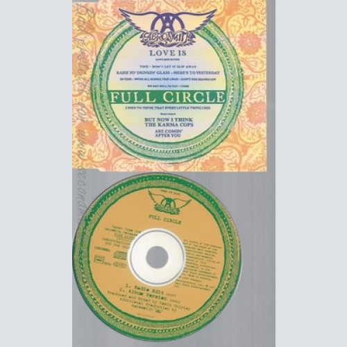 CD--AEROSMITH--LOVE IS --FULL CIRCLE--PROMO