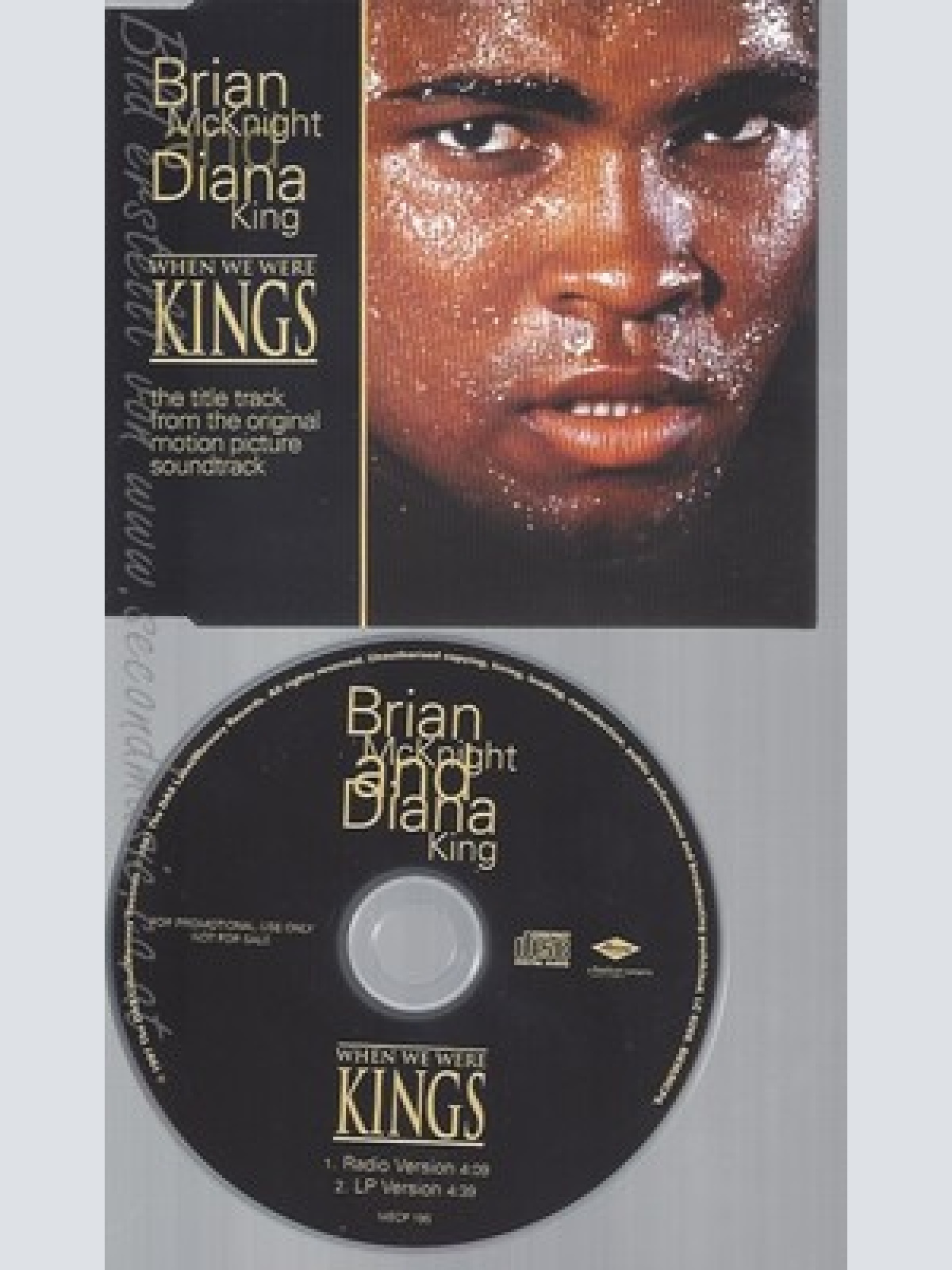 CD--BRIAN MCKNIGHT DIANA KING--WHEN WE WEREKINGS--PROMO