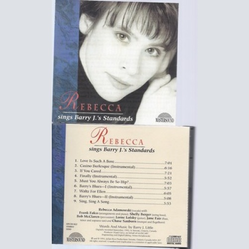 CD--REBECCA--SINGS BARRY J S STANDARDS