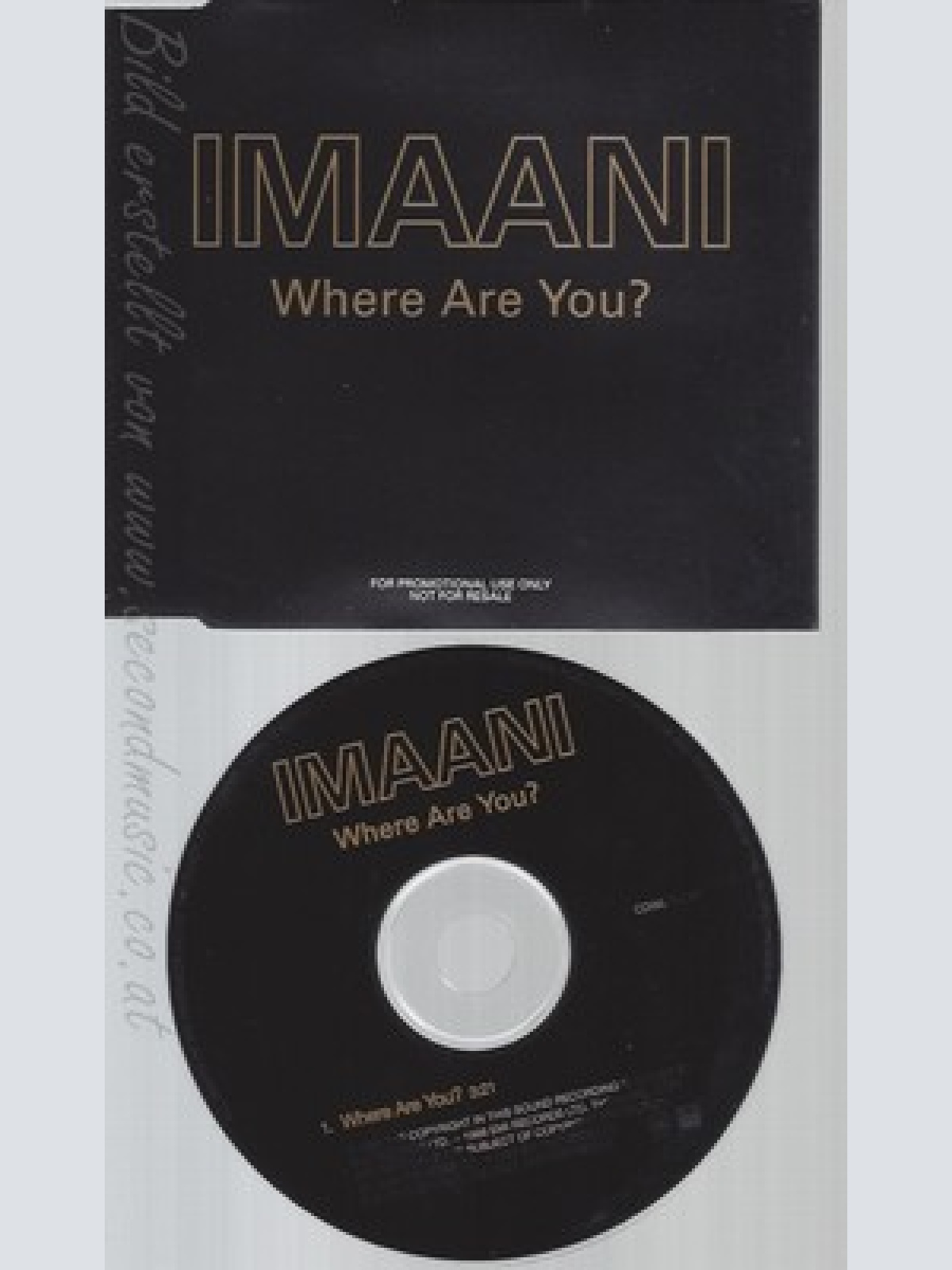 CD--IMAANI--WHERE ARE YOU--PROMO