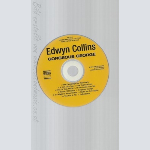 CD--EDWYN COLLINS--GORGEOUS GEORGE--PROMO
