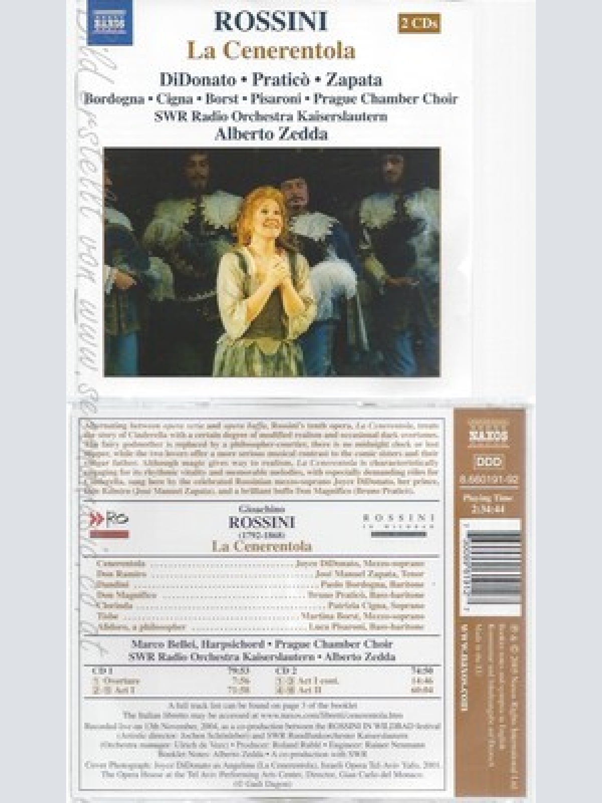 CD--JOYCE DI DONATO, BRUNO PRATICO, JOSÉ MANUEL ZAPATA UND LUCA PISARONI -- --2C
