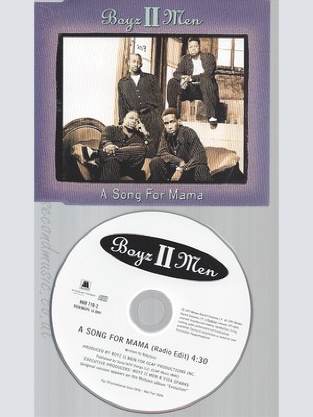 CD--BOYZ II MEN--A SONG FOR MAMA--PROMO