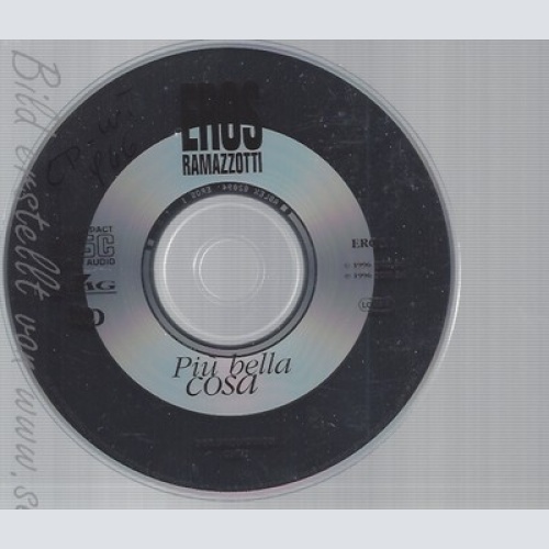 CD--EROS RAMAZZOTTI--PIU BELLA COSA--PROMO--OHNE COVER--