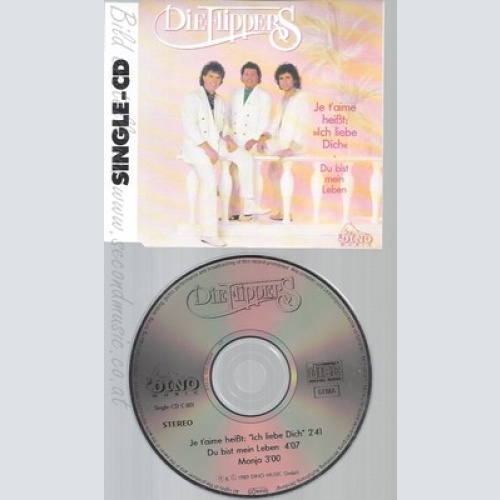 CD--DIE FLIPPERS--JE T AIME HEISST ICH Liebe DICH