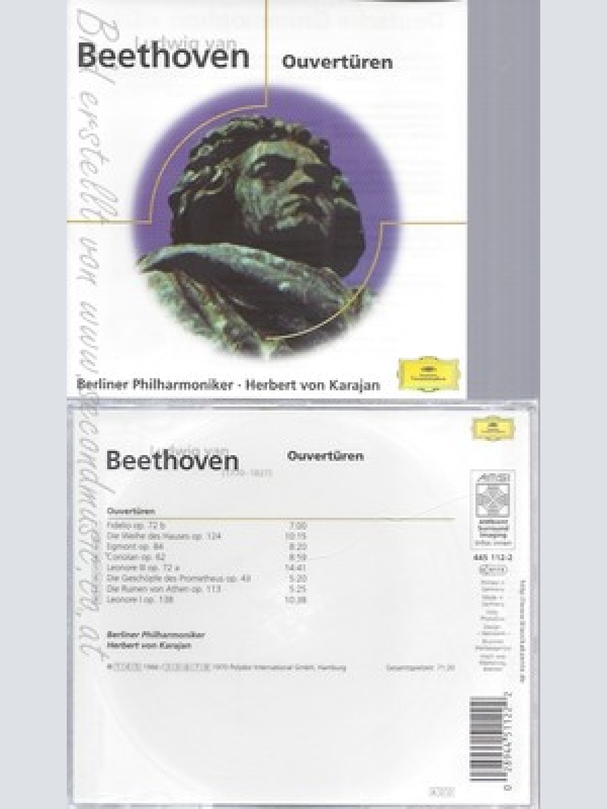 CD--HERBERT / KARAJAN, BP UND LUDWIG VAN BEETHOVEN -- -- -- ELOQUENCE --OUVERTÜR