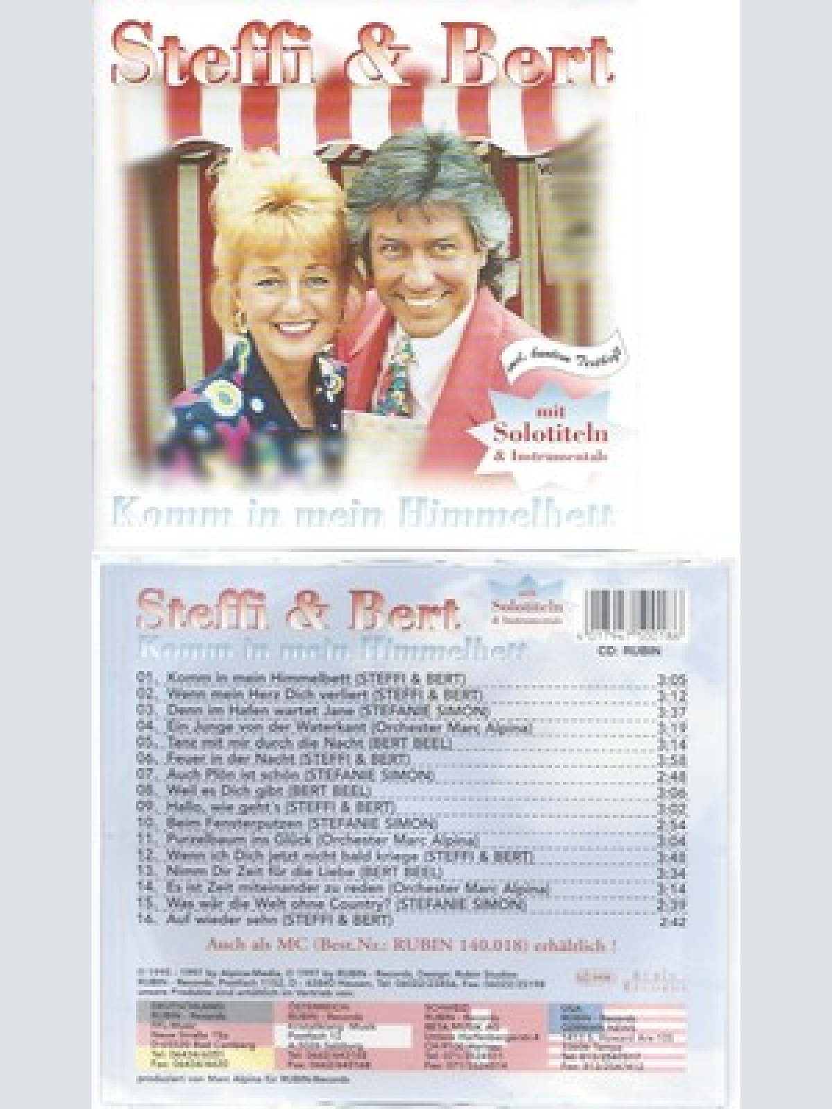 CD--STEFFI & BERT --KOMM IN MEIN HIMMELBETT