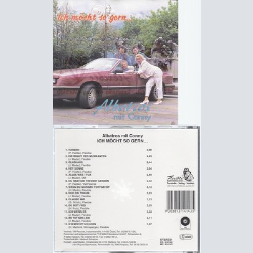 CD--ALBATROS MIT CONNY--ICH MOECHTE SO GERN