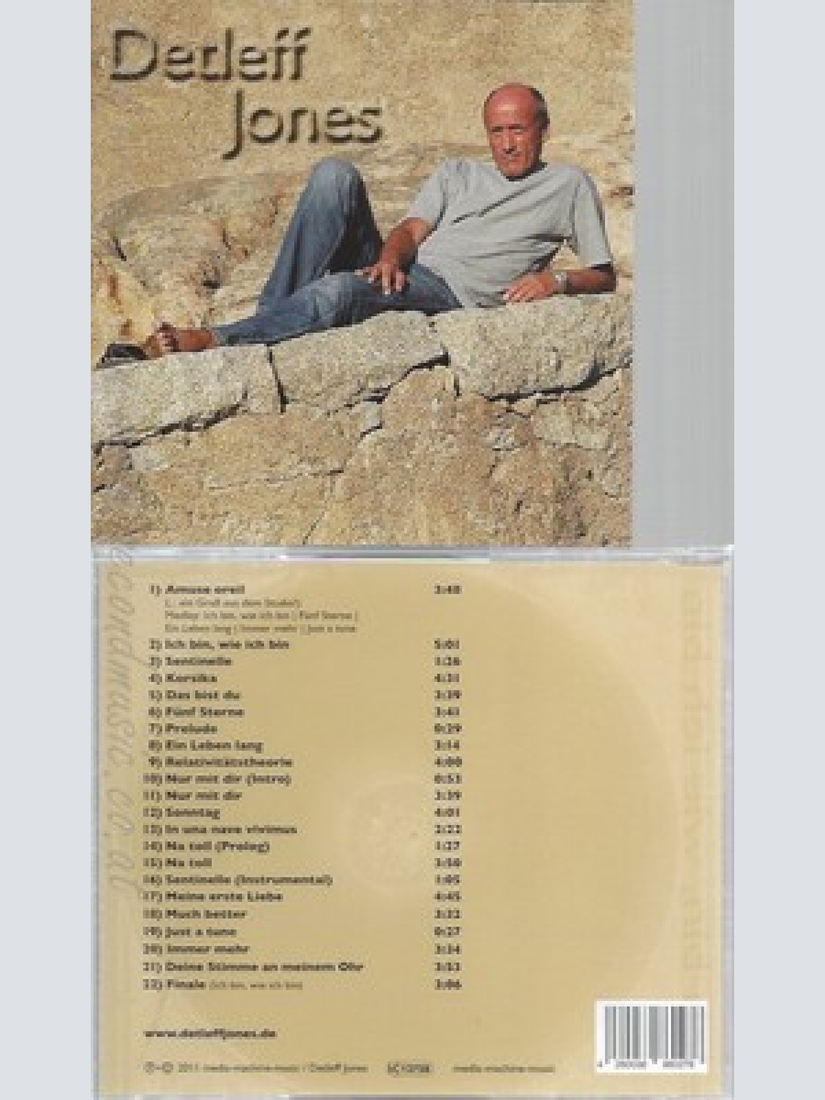 CD--DETLEFF JONES -- -- ICH BIN, WIE ICH BIN