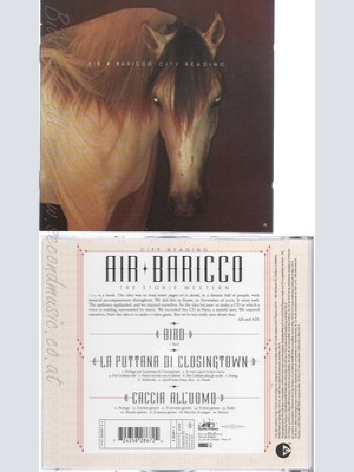CD--AIR UND BARICCO -- -- CITY READING
