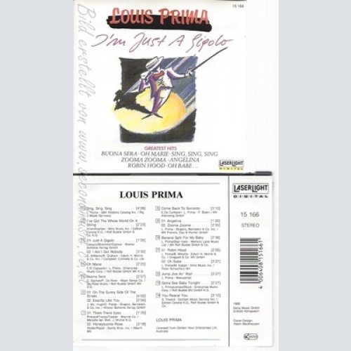 CD--LOUIS PRIMA -- I'M JUST A GIGOLO-GREATEST HITS