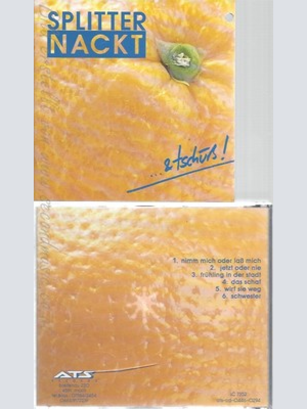 CD--SPLITTERNACKT --TSCHÜSS