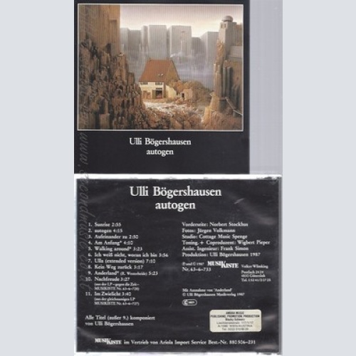 CD--ULLI BÄGERSHAUSEN--AUTOGEN