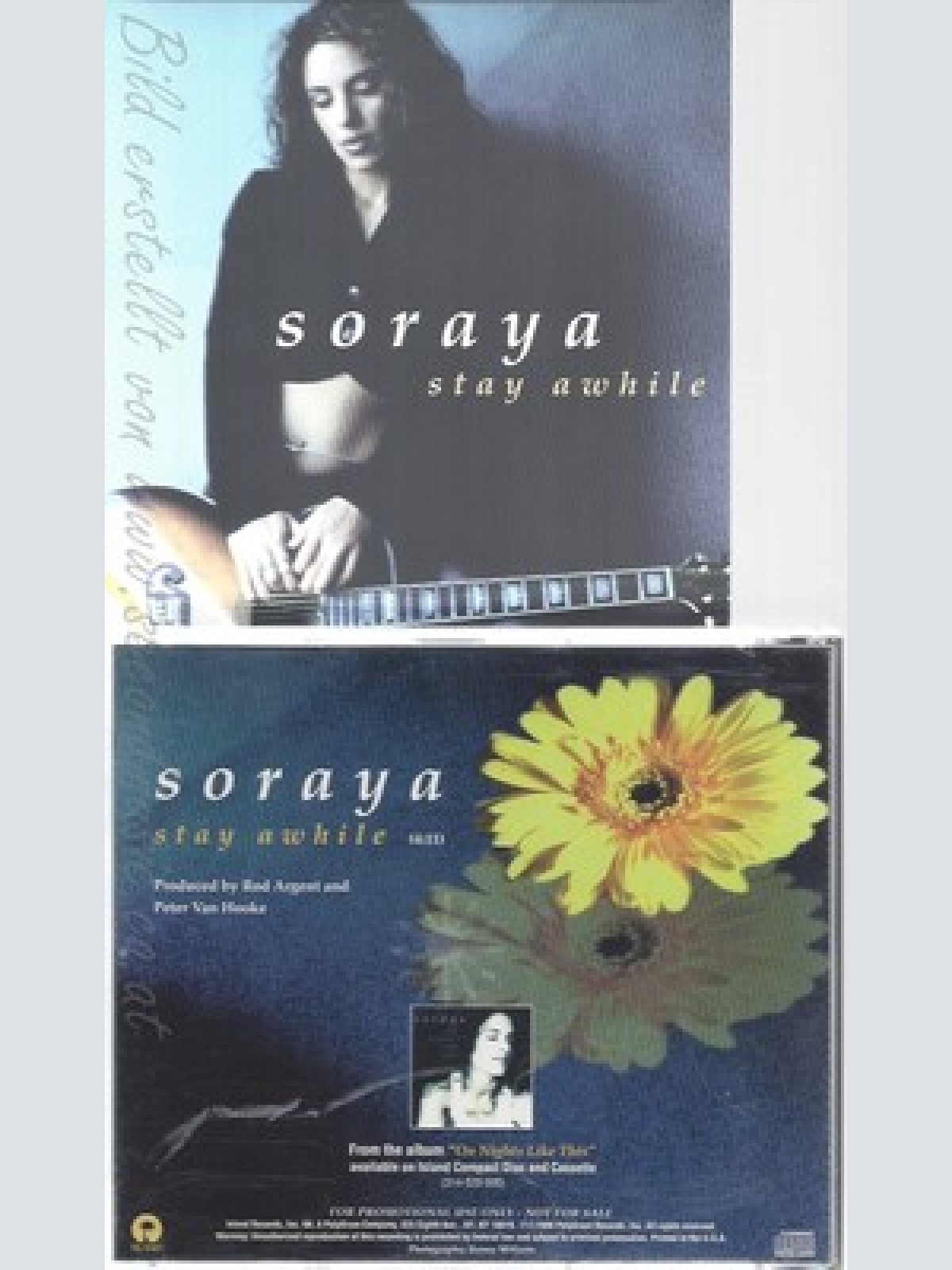 CD--SORAYA--STAY AWHILE --PROMO--2