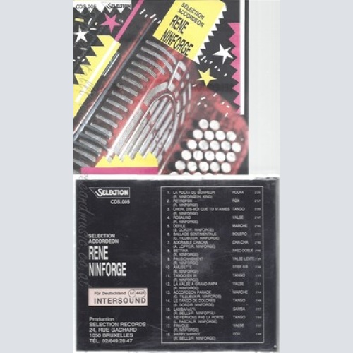 CD--SELECTION ACCORDEON--RENE NINFORGE