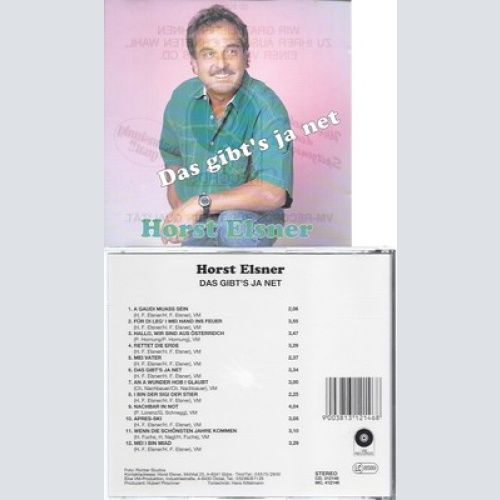 CD--HORST ELSNER--DAS GIBT'S JA NET