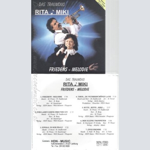 CD--DAS TRAUMDUO--RITA & MIKI-FRIENDS-MELODIE