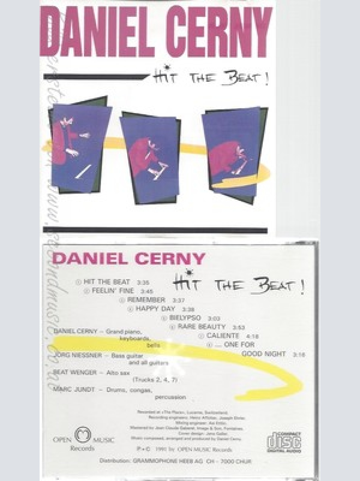 CD--DANIEL CERNY--HIT THE BEAT