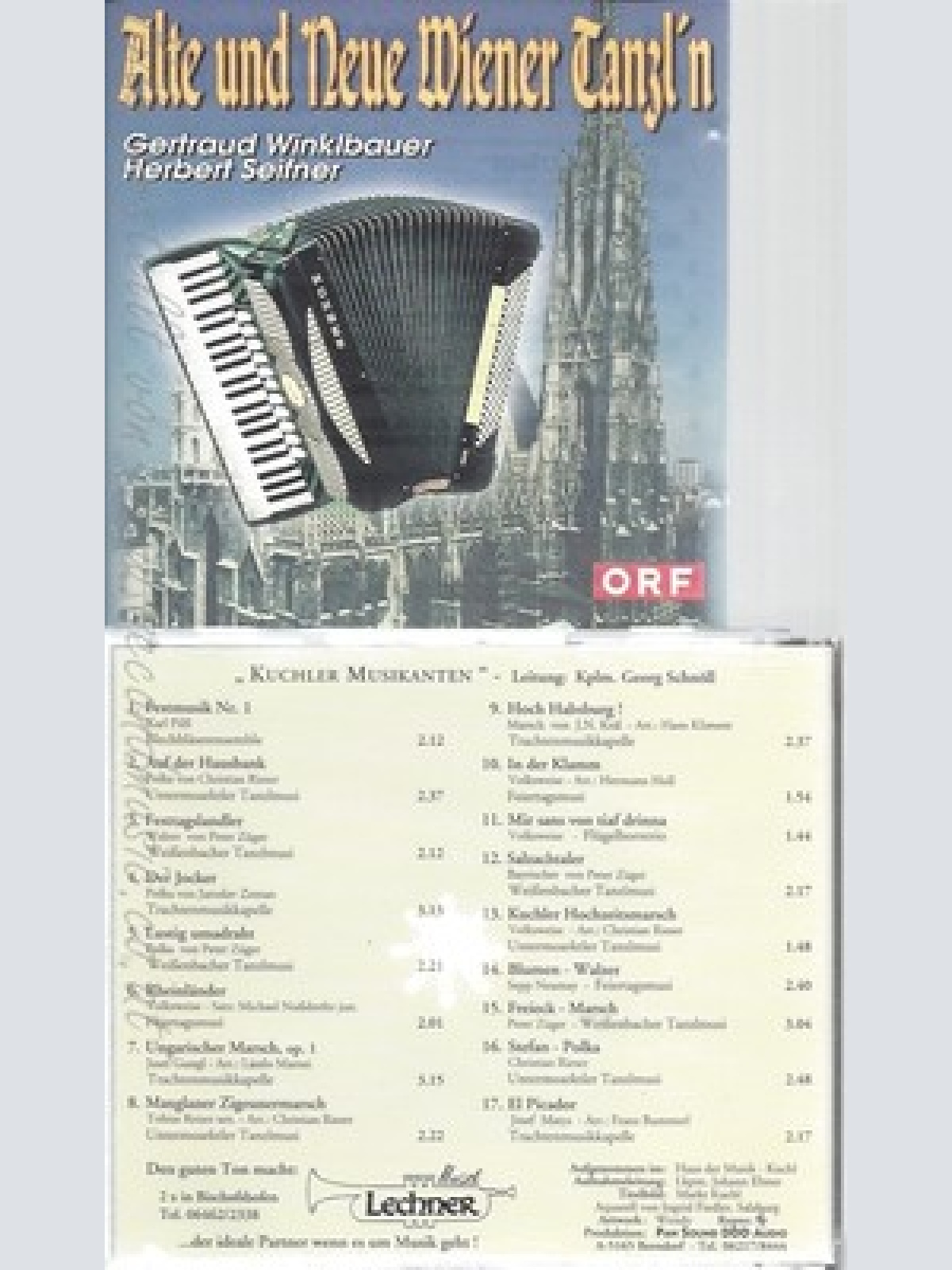 CD--ALTE UND NEUE WIENER TANZL'N--GERTRAUD WINKLBAUER--HERBERT SEIFNER