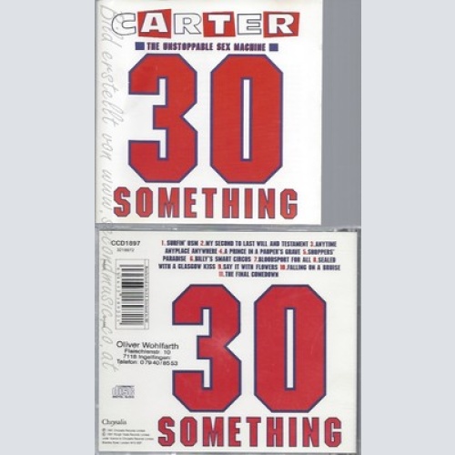 CD--CARTER THE UNSTOPPABLE SEX MACHINE -- -- 30 SOMETHING