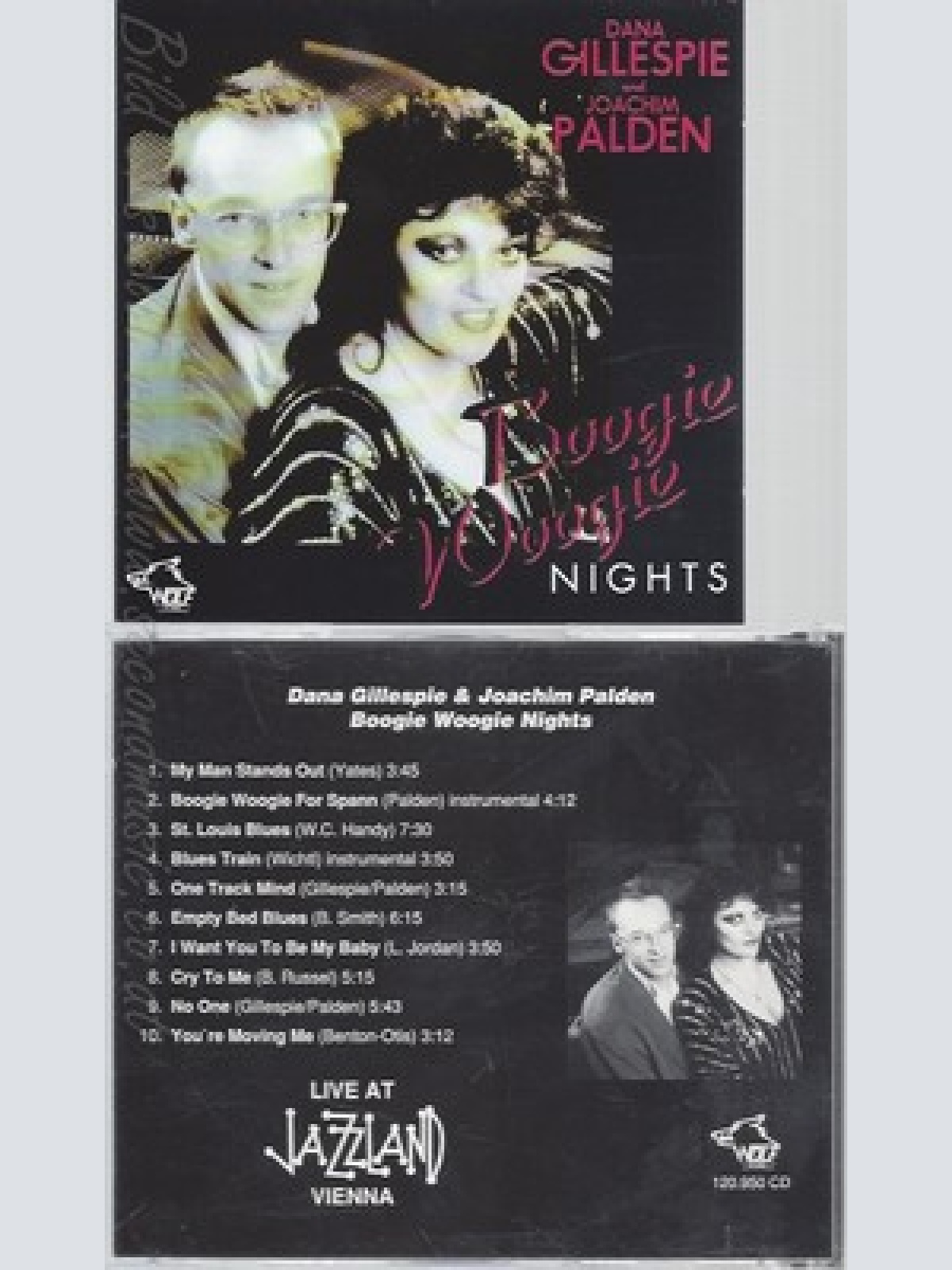 CD--DANA GILLESPIE AND JOACHIM PALDEN--BOOGIE WOOGIE NIGHTS