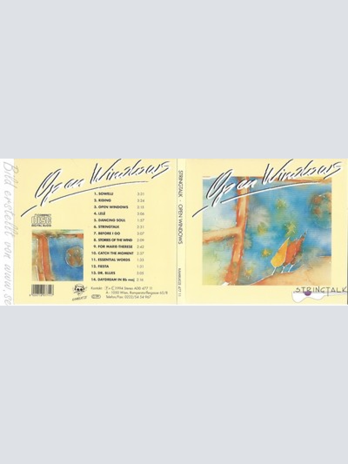 CD--SPRINGTALK--OPEN WINDOWS