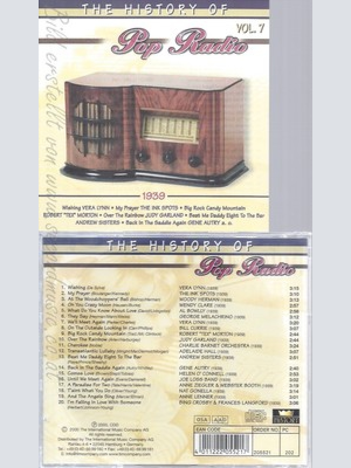 CD--HISTORY OF POP RADIO -- -7-- THE HISTORY OF POP RADIO